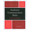 Academic Communication Skills: Conversation Strategies for International Graduate Students