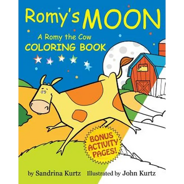 Romy's Moon Coloring Book: A Romy the Cow Coloring Book