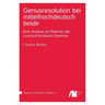 Genusresolution bei mittelhochdeutsch beide