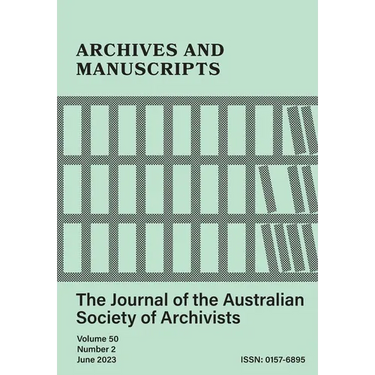 Archives and Manuscripts Vol. 50 No. 2
