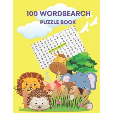 100 wordsearch puzzle book: word search game for kid age 4-8 large print 8.5*11 inches 110 pages Activities&Games