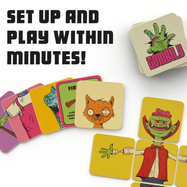 Zombily Family Card Game by Crated with Love