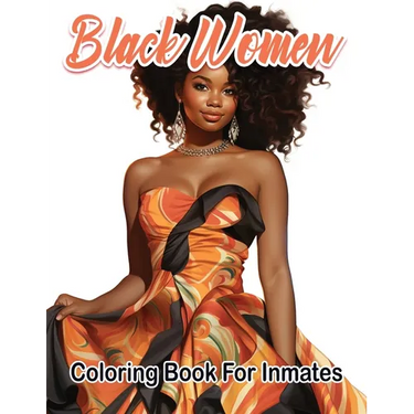 Black Woman coloring book for inmates