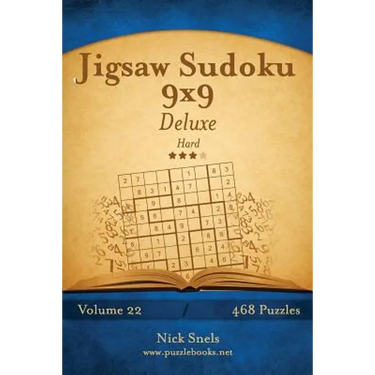 Jigsaw Sudoku 9x9 Deluxe - Hard - Volume 22 - 468 Logic Puzzles