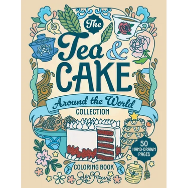 The Tea & Cake Around the World Collection Coloring Book