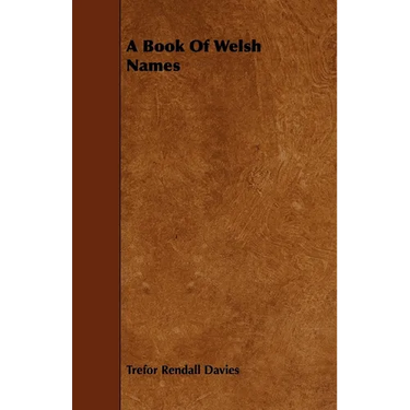 A Book Of Welsh Names