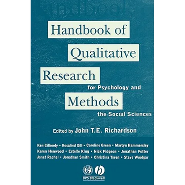 Handbook of Qualitative Research Methods for Psychology and the Social Sciences