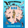 North American Bird Coloring Book: Learn With Nature, Educational Colouring Fun For Grades 3,4,5,6 (Homeschool Education) Ages 8-12