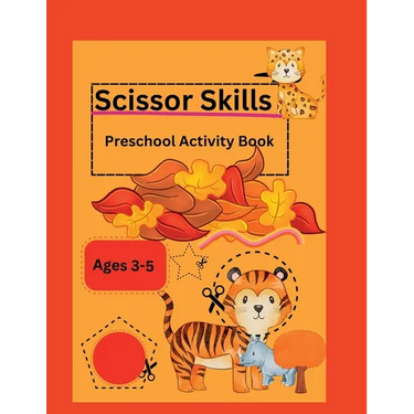 Scissor Skills-Preschool Activity Book