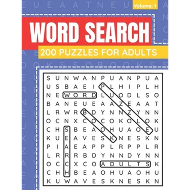 Word Search 200 Puzzles For Adults: Word Search Book For Adults And Seniors With Solutions (Volume: 2)