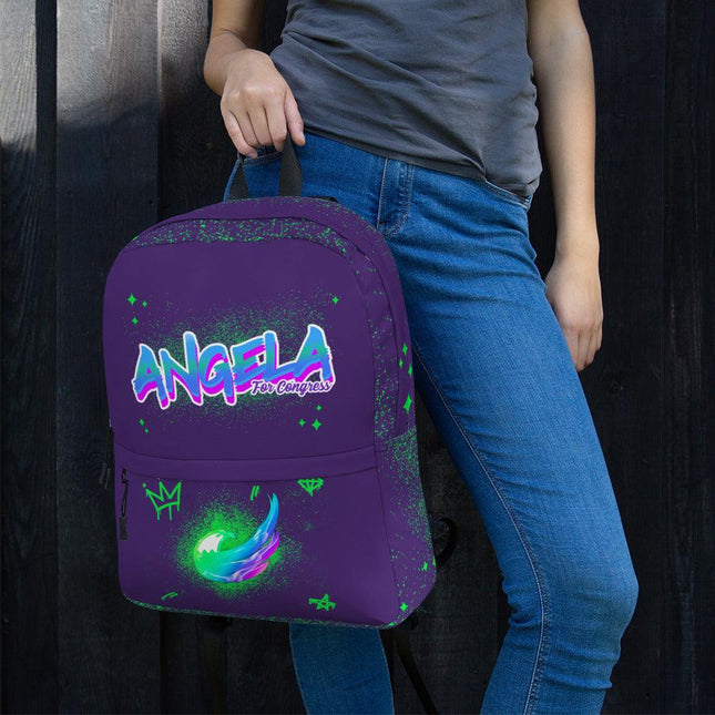 Angela For Congress Backpack by Proud Libertarian - Vysn