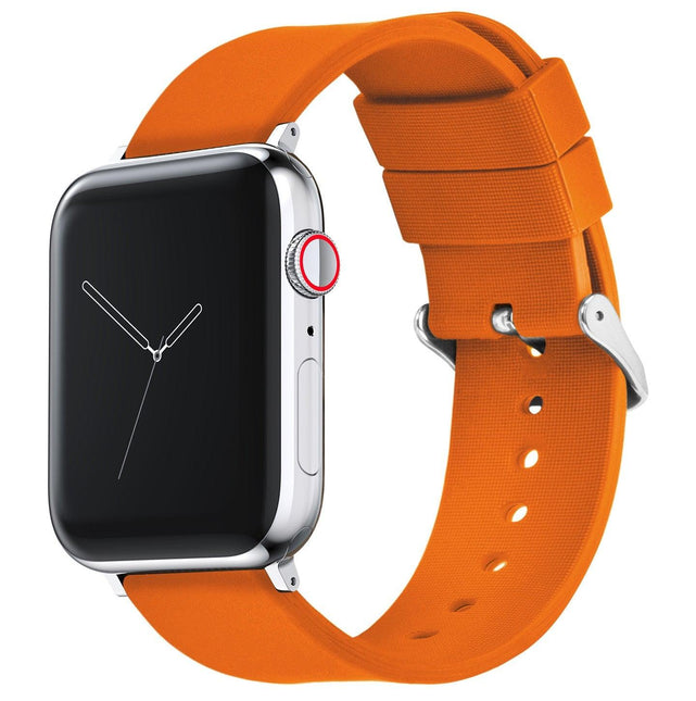 Apple Watch | Silicone | Pumpkin Orange by Barton Watch Bands - Vysn