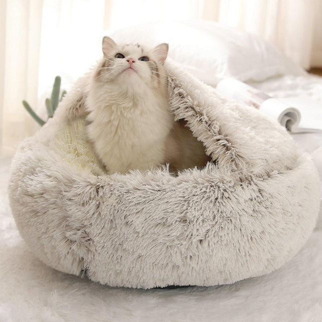 Cat & Dog Round Sleeping Bag Cave by PetWithMe - Vysn