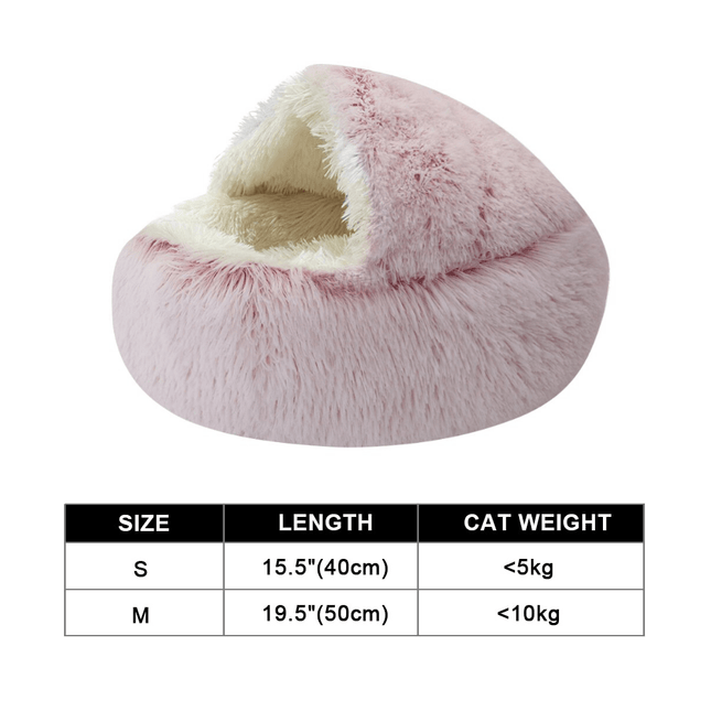 Cat & Dog Round Sleeping Bag Cave by PetWithMe - Vysn