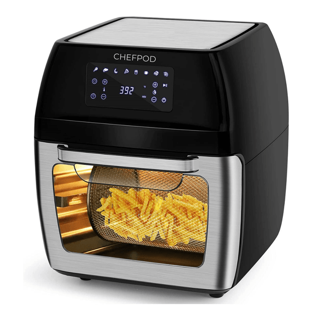 CHEFPod Pro - Air Fryer Oven Digital Touchscreen 13 QT Family Rotisserie Cooker by Drinkpod - Vysn