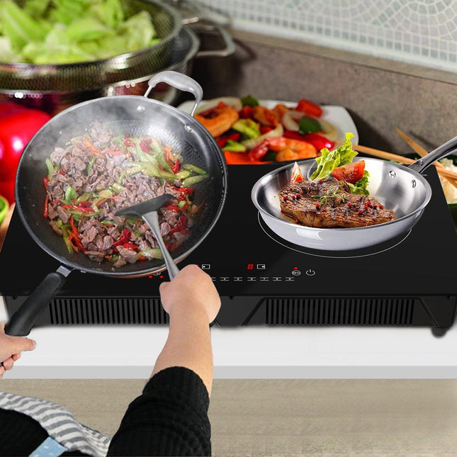 CHEFTop Pro - Dual Burner Induction Cooktop With Optional Induction Pan by Drinkpod - Vysn