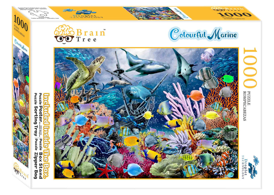 Colorful Marine Jigsaw Puzzles 1000 Piece by Brain Tree Games - Jigsaw Puzzles - Vysn