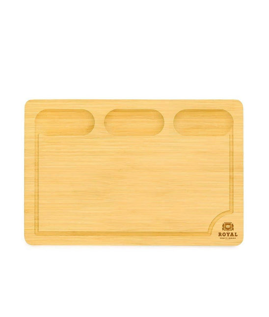 Cutting Board with Compartments 18 x 12" by Royal Craft Wood - Vysn