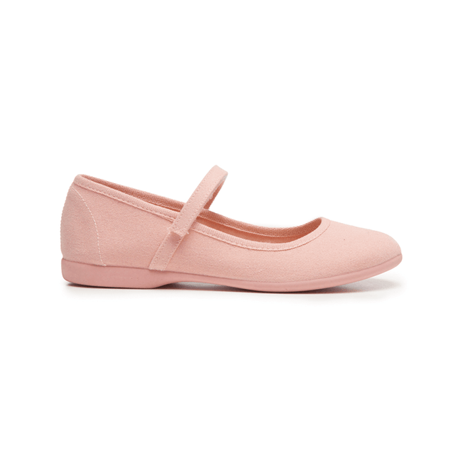 ECO-friendly Classic Canvas Mary Janes in Peach by childrenchic - Vysn