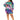Electric leopard off shoulder bubble mini dress - Vysn
