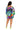 Electric leopard off shoulder bubble mini dress - Vysn