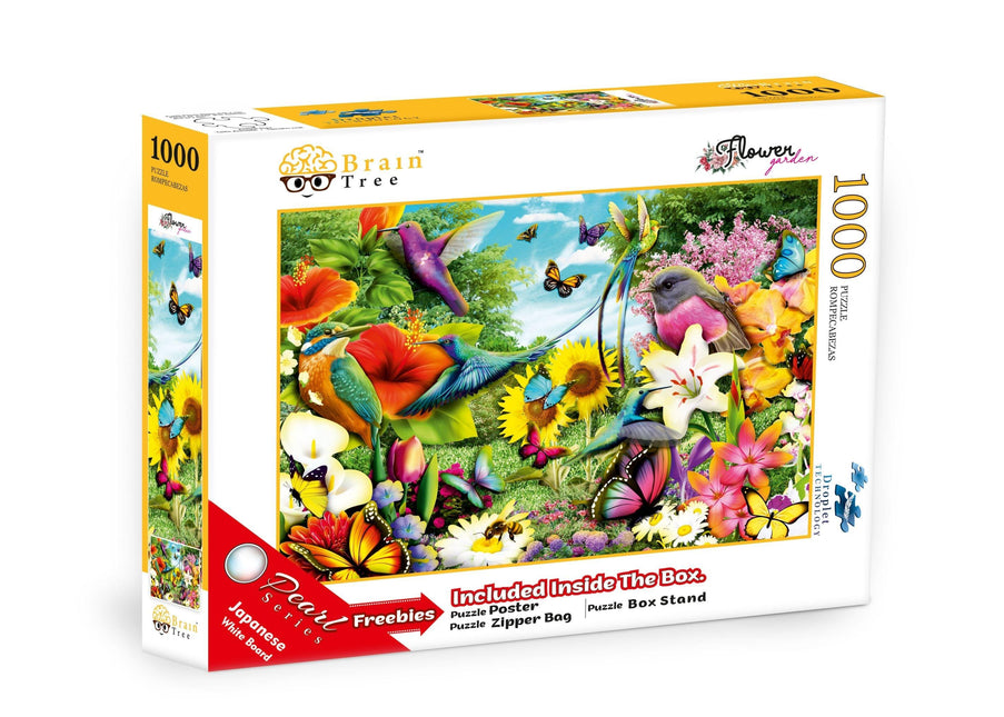 Flower Garden Jigsaw Puzzles 1000 Piece by Brain Tree Games - Jigsaw Puzzles - Vysn