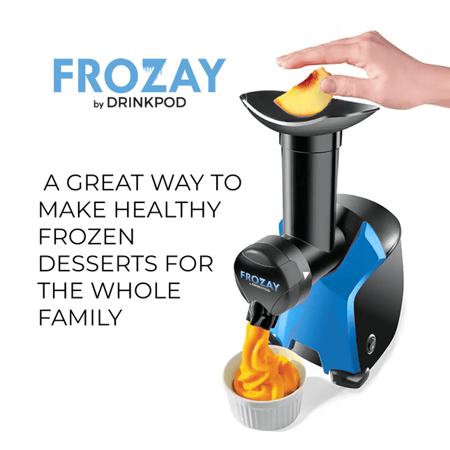 Frozay Soft Serve Frozen Fruit Sorbet Dessert & Ice Cream Maker by Drinkpod - Vysn
