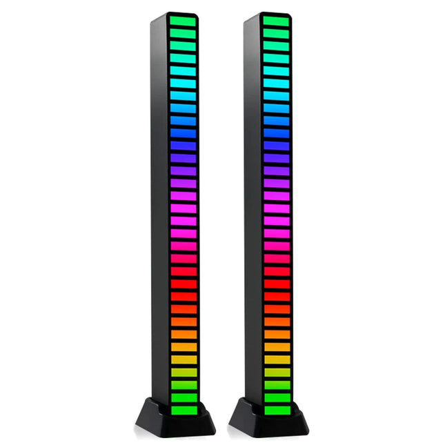 GetLit Sound Activated Multi-Color Light Bar - 2-Pack - VYSN