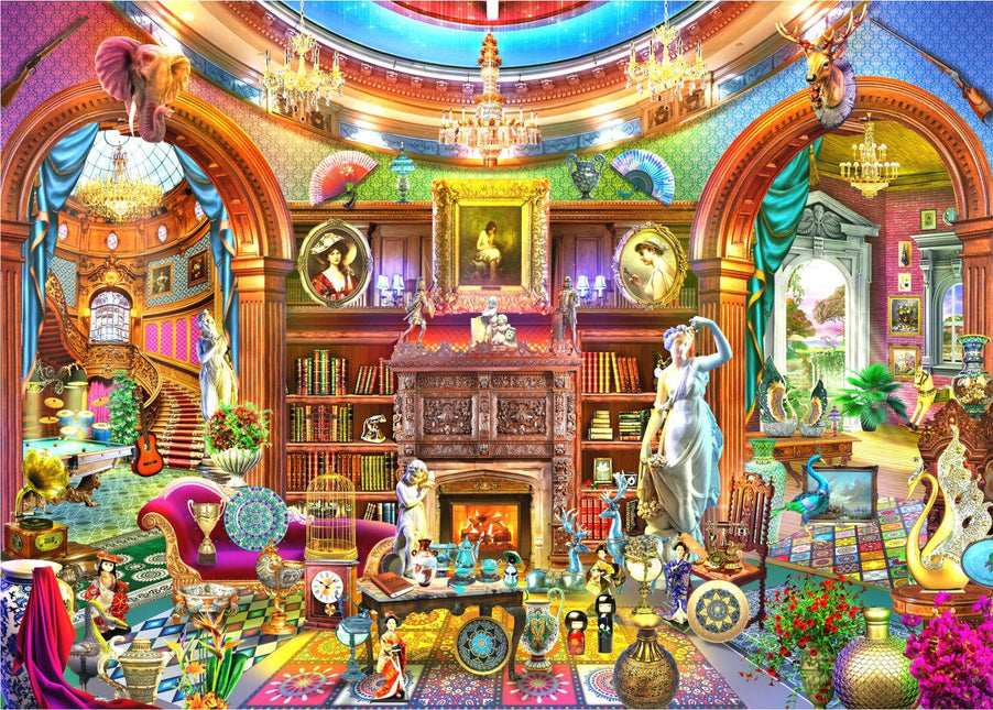 House Library Jigsaw Puzzles 1000 Piece by Brain Tree Games - Jigsaw Puzzles - Vysn