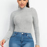 Mock Neck Long Sleeve Top - VYSN