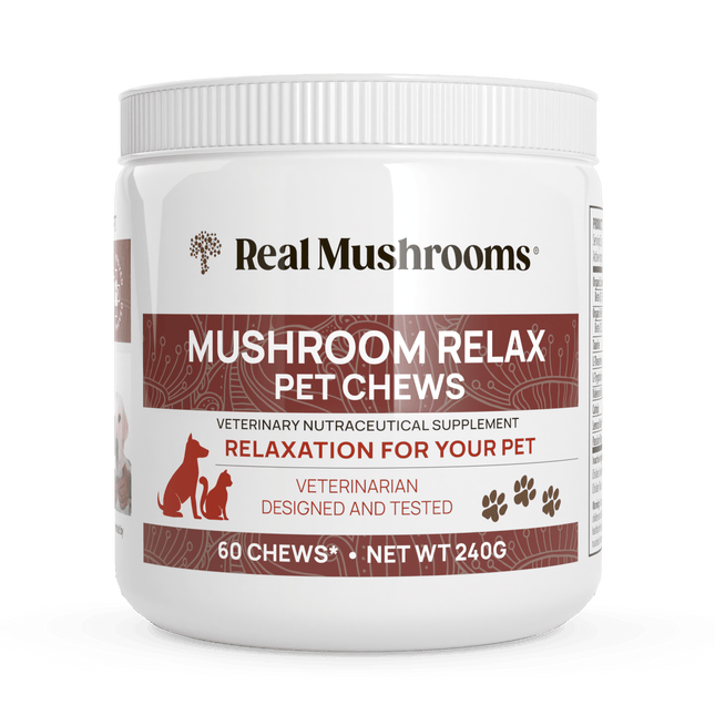 Mushroom Relax Pet Chews by Real Mushrooms - Vysn