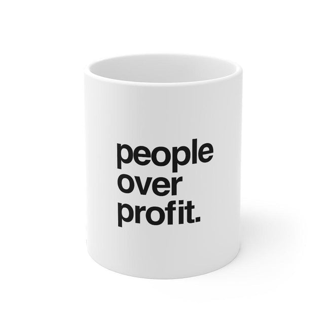 People Over Profit | Mug by The Happy Givers - Vysn