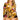 Plus gold & floral pattern print belted romer - Vysn