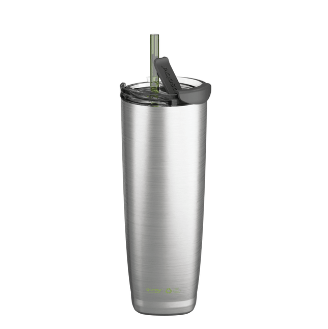 Recycled Stainless Steel Aqualina Tumbler - Built in Straw by ASOBU® - Vysn