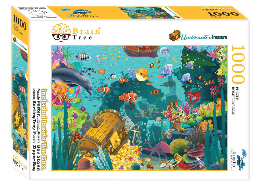 Underwater Treasure Jigsaw Puzzles 1000 Piece by Brain Tree Games - Jigsaw Puzzles - Vysn
