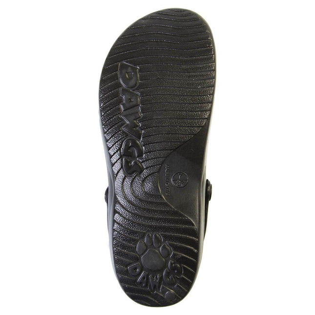 Women's 3-Strap Sandals - Black by DAWGS USA - Vysn