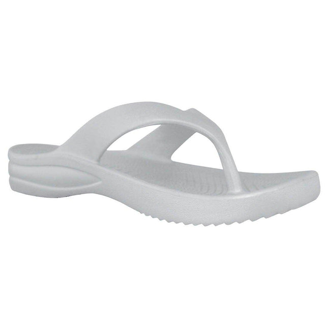 Women's Flip Flops - White by DAWGS USA - Vysn