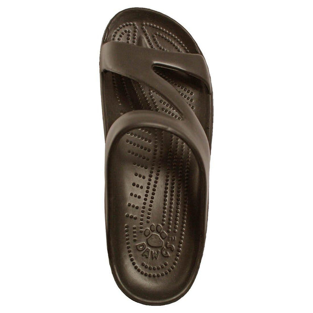 Women's Z Sandals - Dark Brown by DAWGS USA - Vysn