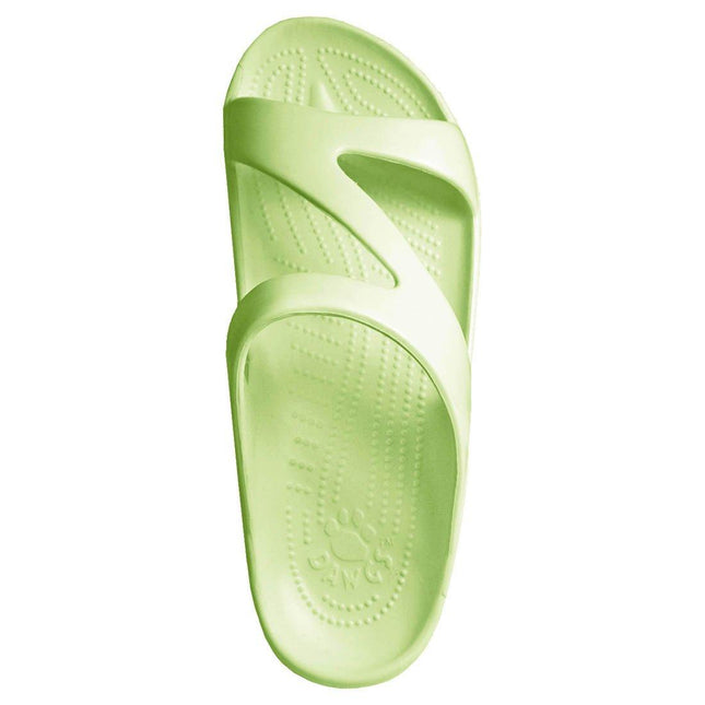 Women's Z Sandals - Soft Lime by DAWGS USA - Vysn
