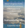 West Virginia HVAC Contractor License Exam Review Questions and Answers
