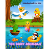 100 Baby Animals - COLORING BOOK FOR KIDS