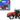 Massey Ferguson 9240 Tractor Red with White Top Diecast Model by Siku