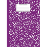 Marble Notebook A4: Purple Marble College Ruled Journal