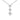 10K Gold 1/5 Cttw Princess Cut Diamond 3 Stone Drop 18" Pendant Necklace (H-I Color, SI2-I1 Clarity) by Haus of Brilliance