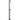 7.2 Feet Solar-Heated Outdoor Shower with Free-Rotating Shower Head-Silver