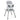6-in-1 Convertible Baby High Chair with Adjustable Removable Tray-Gray