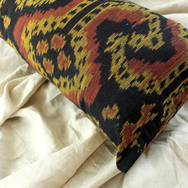 Handwoven Decorative Lumbar Pillow "Java Tribe" by BrunnaCo