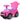 3 in 1 Ride on Push Car Toddler Stroller Sliding Car with Music-Pink