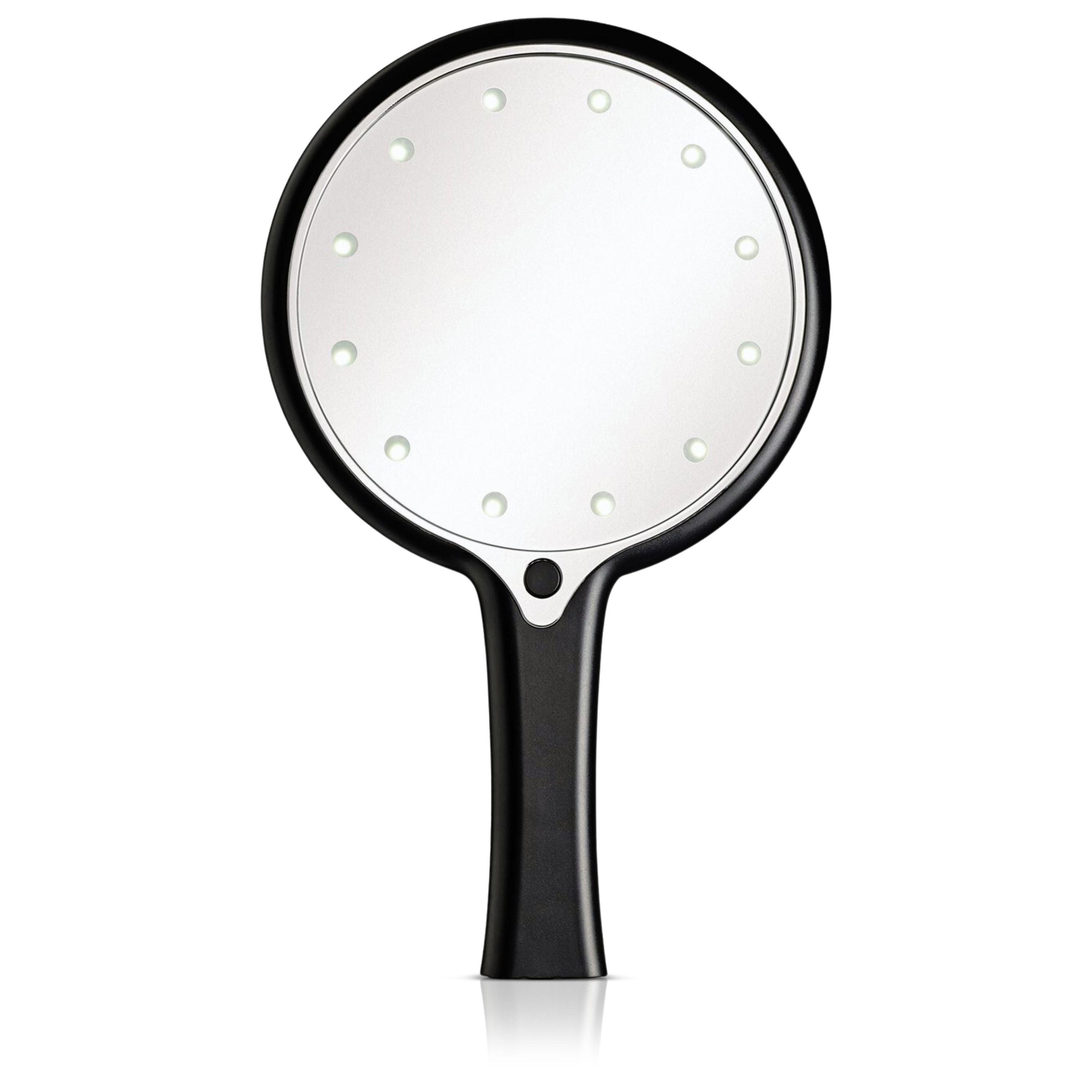 12 LED Lighted Hand Held Cosmetic Mirror - Vysn