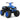 12V Kids Ride on ATV with LED Lights and Treaded Tires and LED lights-Navy
